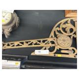 Brass Plated Wall Rack