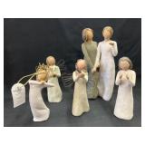(5) Willow Tree Angel Figurines