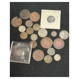 U.S. Silver Coins, Indian Head Pennies, etc.