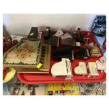 Miniature Piano Music and Trinket Boxes, etc.