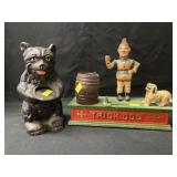 Cast Metal Still and Mechanical Banks