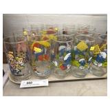 Smurf and Vintage Character Glasses