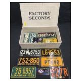Vintage Miniature Licenses Plates