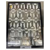 Riker Mount of Advertising Bottle Openers