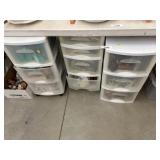 (3) Plastic Storage Bins