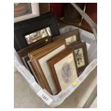 Box of Framed Prints - Birds & Houses