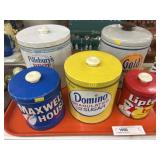 Graduated Tin Canister Set