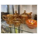 Marigold Carnival Glass
