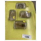 (4) Antique Paperweights