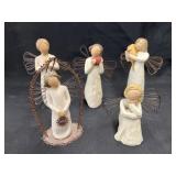 (5) Willow Tree Figurines