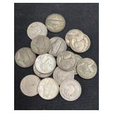(16) Silver Nickels