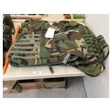 Military Surplus Armor Vests/ Duffle Bags