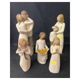 (5) Willow Tree Figurines