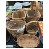 (5) Longaberger Baskets