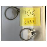 10K and Sterling Rings