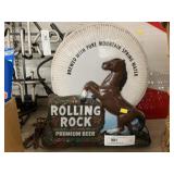Vinyl Rolling Rock Brewery Light