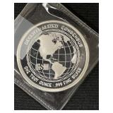 1 Oz. Sterling Silver Coin
