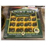 John Deere Lights with Wall Clock