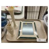 Lenox Vases with Photo Frame