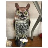 Plastic Body Owl Decoy