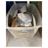 Tote of Hamilton Collector Plates