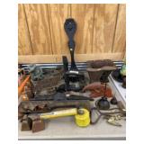 Cast Iron Items - Trough, Nutcracker,