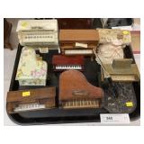 Miniature Piano and Trinket Boxes