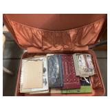 Vintage Suitcase with Photographs