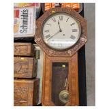 Oak Cased Wall Clock
