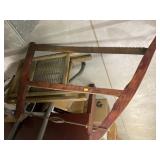 (2) Vtg. Washboards & Buck Saw
