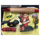 Cast Iron Collectibles and Rolling Pin