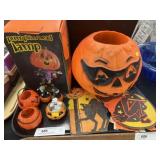 Vintage Halloween Die Cuts with Decor