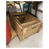 Wooden Ironing Board & Crates