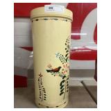 Paint Decorated Canister