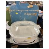 (2) Pyrex Casserole Dishes with Metal Stand