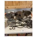 Cast Iron Fry Pans, Agateware,