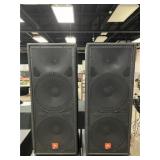 Pair of JBL MPro MP225 Speakers