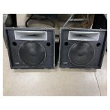 (2) S2115H Enclosed 15" Floor Monitors w/ Horns
