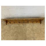 Oak Modern Hanging Shelf