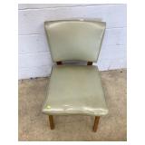 Mid Century Vinyl Upholstered Chair