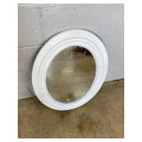 Modern Oval Framed Mirror