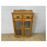 Modern Oak Jelly Cupboard