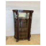 Vtg. Oak Empire China Cabinet