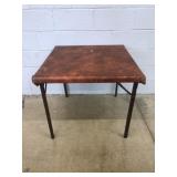 Square Folding Card Table