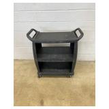 Heavy Duty Carlisle Rolling Plastic Utility Cart