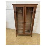 2-door Glass Bookshelf