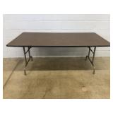 6ft Pressed Wood Folding Table