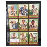1960s Autographed Football Cards