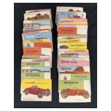 1950s World On Wheels Trading Cards