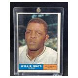1961 Willie Mays Topps Baseball Card